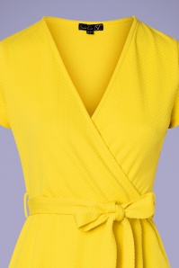 Smashed Lemon - Ciana jurk in geel 2