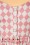 Collectif ♥ Topvintage - 50s Jemima Harlequin Swing Dress in Pink 5