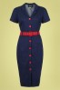 Collectif 32172 Maura Denim Pencil Dress200318 020LW