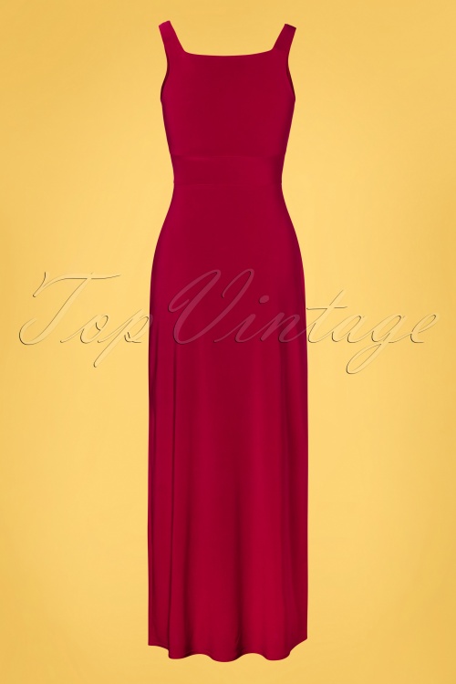 Vintage Chic for Topvintage - Maxikleid Richelle in Rot 2
