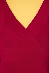 Vintage Chic for Topvintage - Richelle Maxi Dress Années 50 en Rouge 4