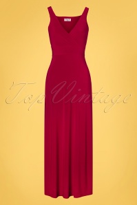 Vintage Chic for Topvintage - Richelle Maxi Dress Années 50 en Rouge