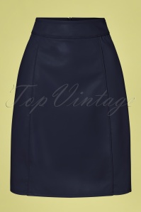 LE PEP - 60s Cassidy Skirt in Navy