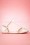 Bettie Page Shoes - Nancy T-Strap Flats Années 50 en Blanc 3