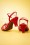 Bettie Page Shoes - Margot Strappy Sandals Années 50 en Rouge 5