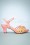 Bettie Page Shoes - Margot Strappy Sandals Années 50 en Rose 3