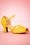 Bettie Page Shoes 32416 Pump Yellow Peeptoe Nicole Heels 20200320 0006 W