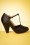 Bettie Page Shoes - 50s Laura T-Strap Pumps in Black 4