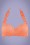 Marlies Dekkers - Cote d'Azur Balcony Bikini Top Années 50 en Tangerine et Blanc 2