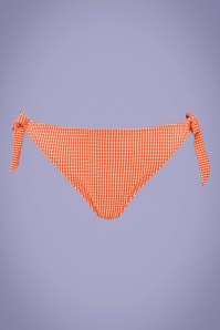 Marlies Dekkers - 50s Cote d'Azur Tie and Bow Bikini Briefs in Tangerine and White