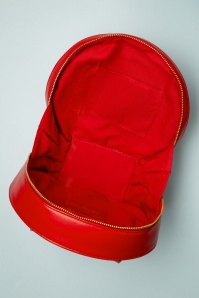 Tatyana - 60s Rhonda Round Handbag in Red 3