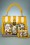 Vendula - 50s Flower Shop Tote Bag in Yellow 6