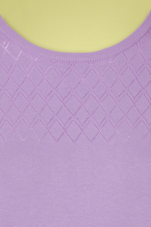 LE PEP - 60s Caddy Top in Violet 3