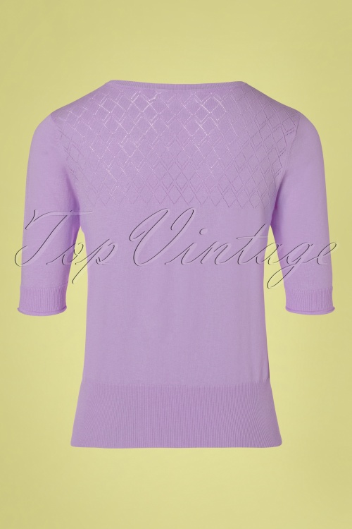 LE PEP - 60s Caddy Top in Violet 2
