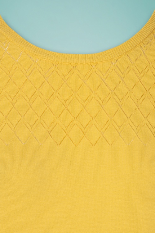 LE PEP - 60s Caddy Top in Primrose Yellow 3