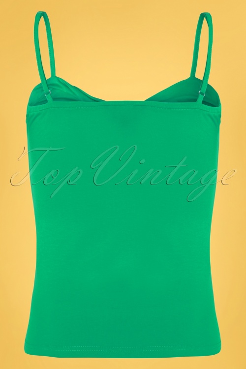 Banned Retro - Wrap Front top in groen 3