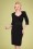 Vixen - Camilla Pencil Dress Années 50 en Noir
