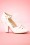 Bettie Page Shoes 32429 Laura Tstrap white Heels 20200320 0010W