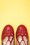 Bettie Page Shoes - Laura T-Strap Pumps Années 50 en Rouge 3