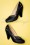 Bettie Page Shoes - 50s Marilyn Peeptoe Pumps in Black 2
