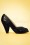 Bettie Page Shoes - 50s Marilyn Peeptoe Pumps in Black 4