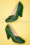 Bettie Page Shoes 32434 Marilyn Green Heels Pump Peeptoe 20200320 0034W