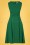 Vintage Chic for Topvintage - Daborah Bow Swing Kleid in Smaragdgrün