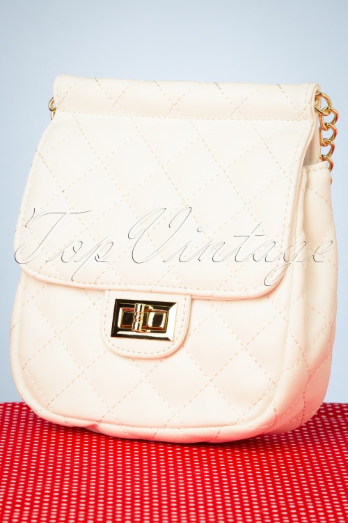 Darling Divine - 50s Pure Love Bag in Ivory White 3