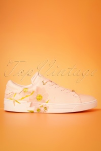Ted Baker - 50s Lennec Floral Sneakers in Powder Pink 5