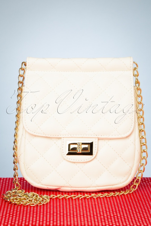 Darling Divine - 50s Pure Love Bag in Ivory White