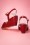 B.A.I.T. - Dima Wedge Sandals Années 50 en Rouge 4