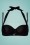 TC Beach - 50s Multiway Bikini Top in Black 2