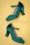 Joe Browns Couture - 40s Montrose Lace Pumps in Emerald 2