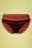 TC Beach - Flipover Bikini Brief Années 50 en Orange Fleurs Africaines 3