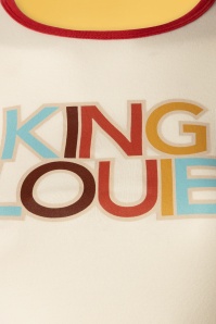 King Louie - Logo t-shirt in marshmallow 4