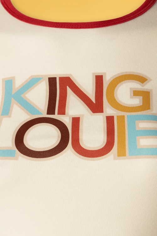 King Louie - 70s Logo Tee in Marshmallow 4