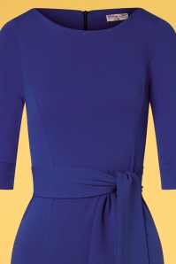 Vintage Chic for Topvintage - 50s Janna Pencil Dress in Royal Blue 2