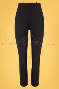 Louche - 60s Jaylo Trousers in Black 3