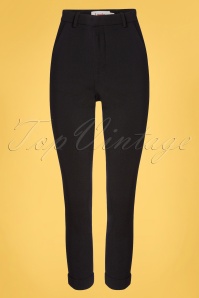 Louche - 60s Jaylo Trousers in Black 2