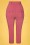 Miss Candyfloss - 50s Arya Punch High Waist Capri Pants in Rose Pink 2