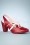 Miz Mooz - 40s Farren Shoe Booties in Red