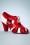 Lulu Hun - 30s Manila Pumps in Red and White 2
