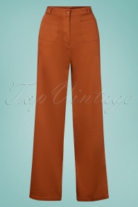 Who's That Girl - 70s Ghita Trousers in Fox Brown