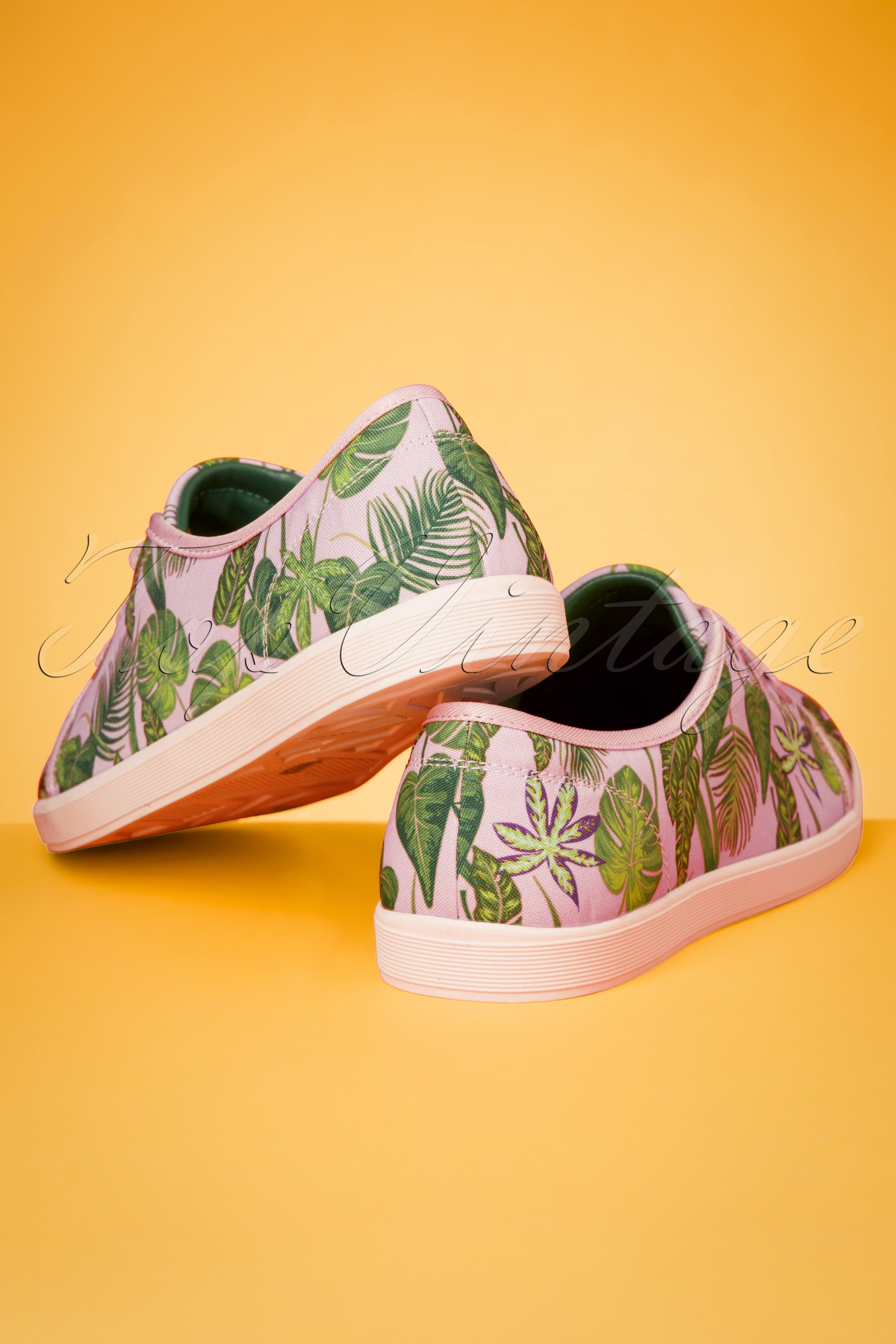 Lulu Hun - Grace Jungle sneakers in roze 5