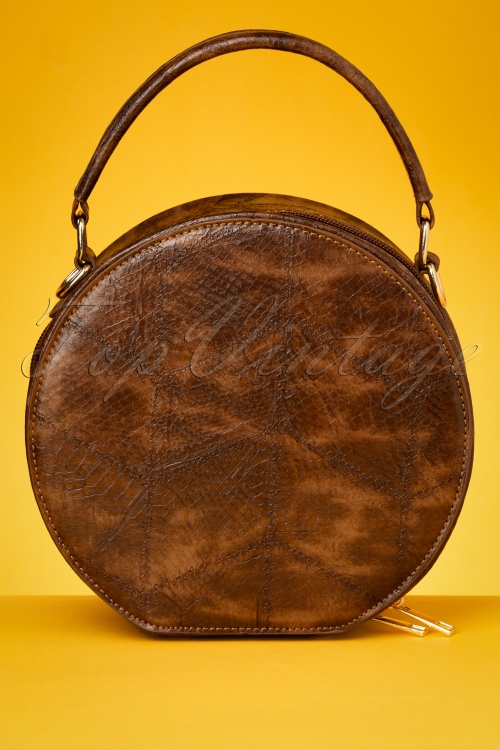 Lulu Hun - 50s Tara Snake Bag in Brown