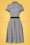 Unique Vintage - I Love Lucy x UV Ethel Swing-Kleid in Schwarz-Weiß-Gingham 4