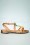 Yull - 60s Herm Pineapple Leather Sandals in Rose 5