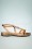Yull - Herm Ice Cream Leather Sandals Années 60 en Rose 5