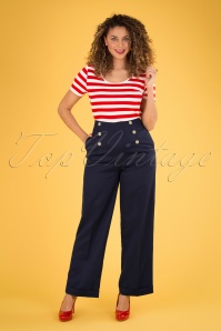 Navy Banned Party On Trousers 3XL