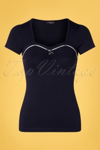 Vive Maria - 50s Ma Mer Shirt in Navy